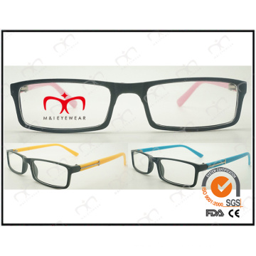 Vente classique et chaude avec décoration en métal pour lunettes de lecture en plastique unisex (LZ903)